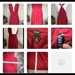 White House Black Market Convertible Red Marilyn Monroe Dress